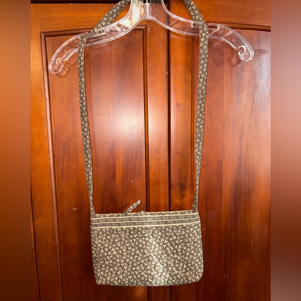 Vera Bradley Olive Floral Crossbody Bag